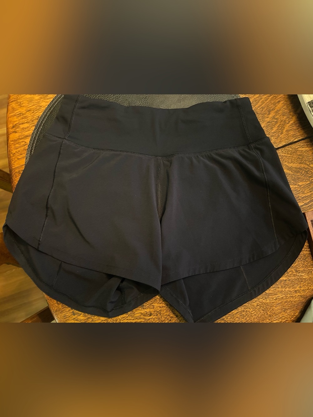 Lululemon Speed Up Black shorts- size 0